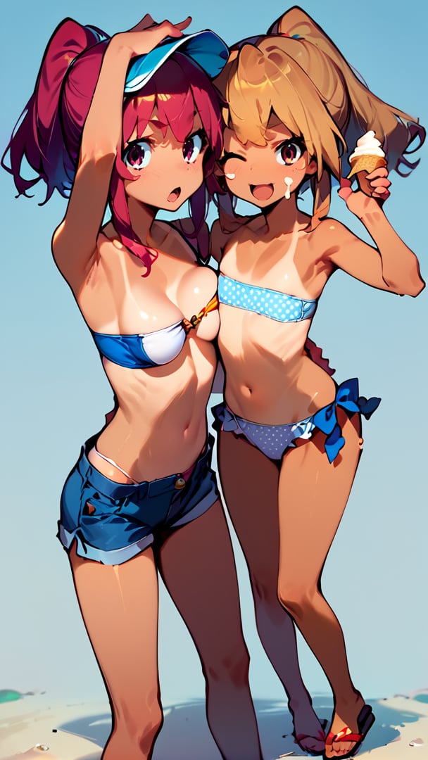 aisaka taiga,  Kushieda Minori,  2girls by Alchilia on Tensor.Art