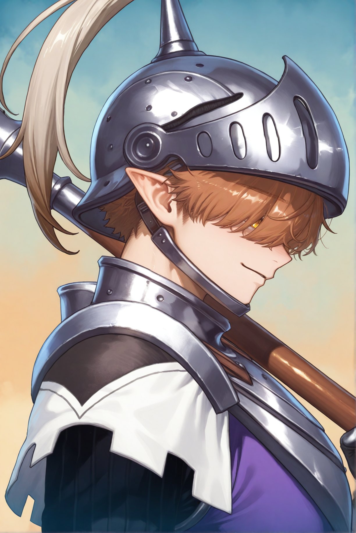 1boy,  solo,  knightnpc by 库奇吸食者 on Tensor.Art