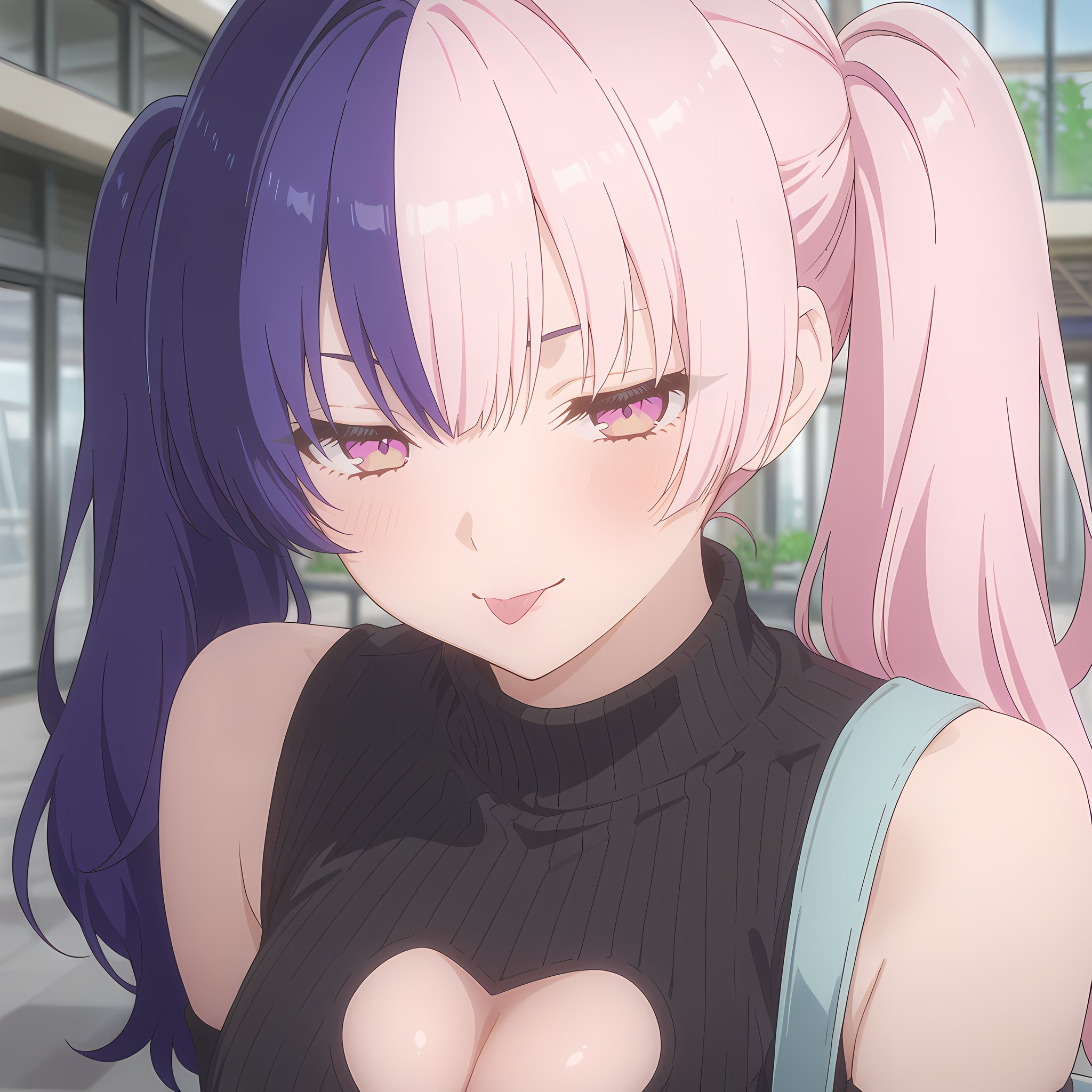 nagomi_25ds,  baseoutfit,  split-color hair by MDFD-1991 on Tensor.Art