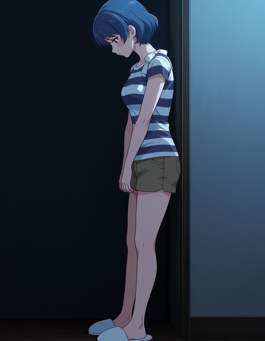 1girl,  dark,  from side by soralz on Tensor.Art