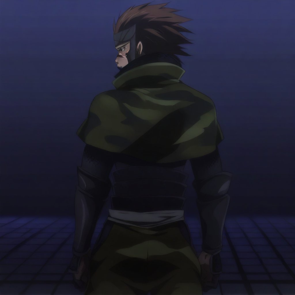 sarutobi sasuke (sengoku basara)-1male focus,  anime screencap,  masterpiece by Dadadala on Tensor.Art