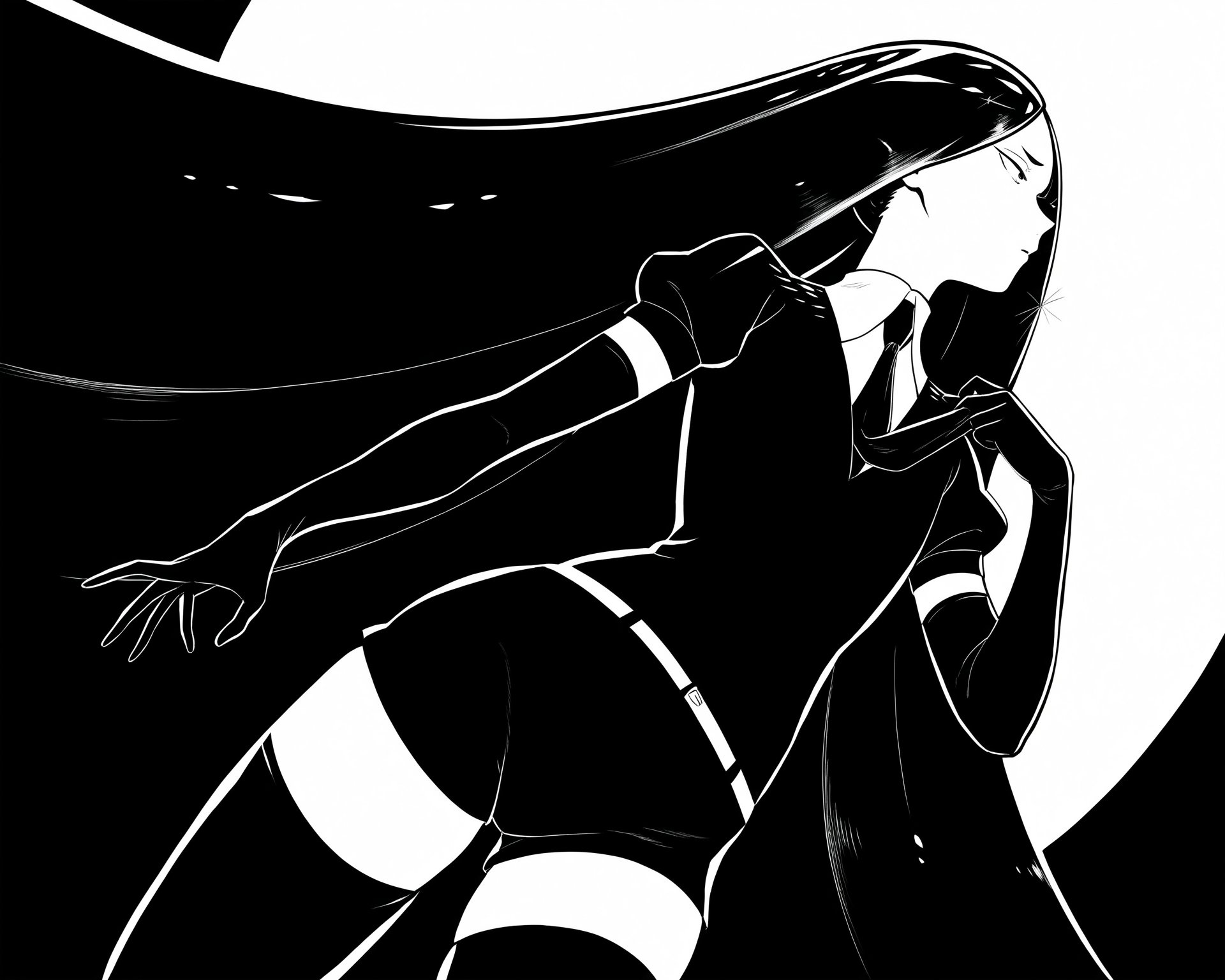 1girl,  solo,  white background by 二坤年 on Tensor.Art