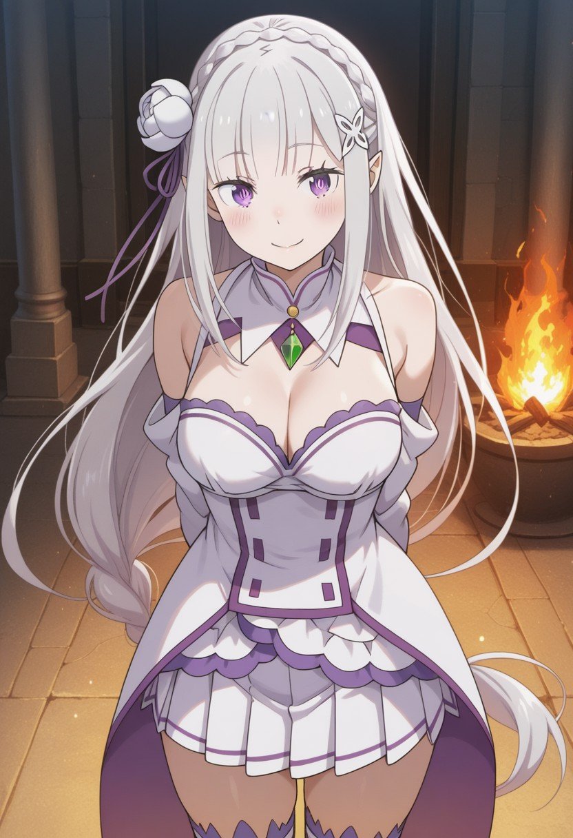 masterpiece,  best quality,  emilia (re:zero) by Ttan on Tensor.Art