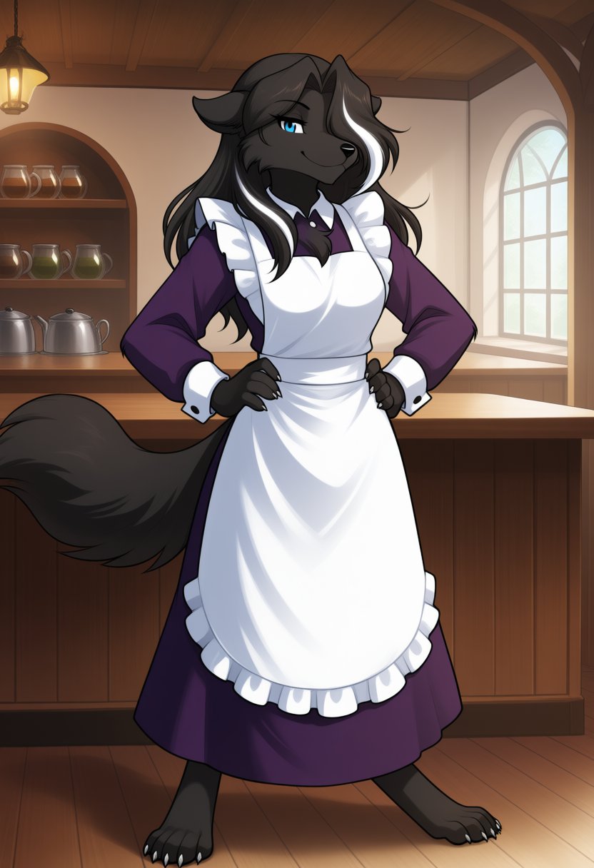 Wolf_Maren,  anthro wolf,  furry anthro by ExileWolfGamez on Tensor.Art