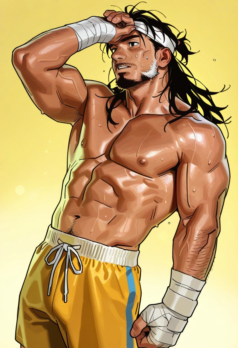 facial hair,  older man,  long hair by user_808258221985932747 on Tensor.Art