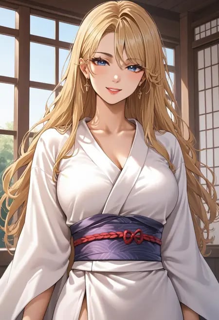 gmsan,  mature female,  blonde hair by Trenbu on Tensor.Art