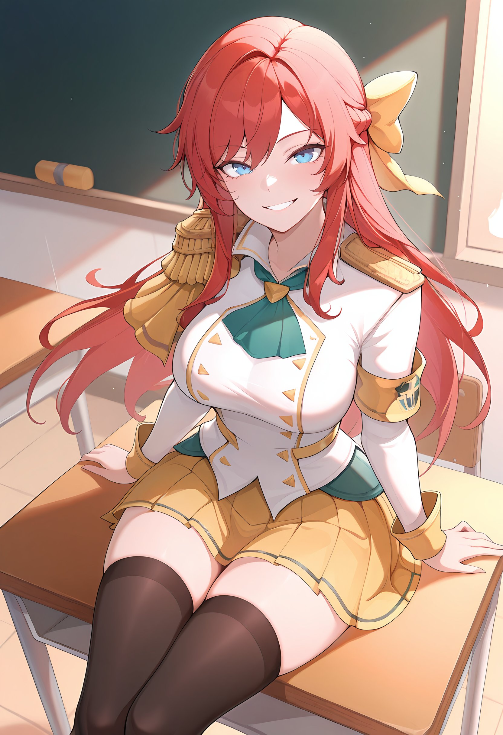 1girl,  classroom,  looking at viewer by gjjqxy on Tensor.Art