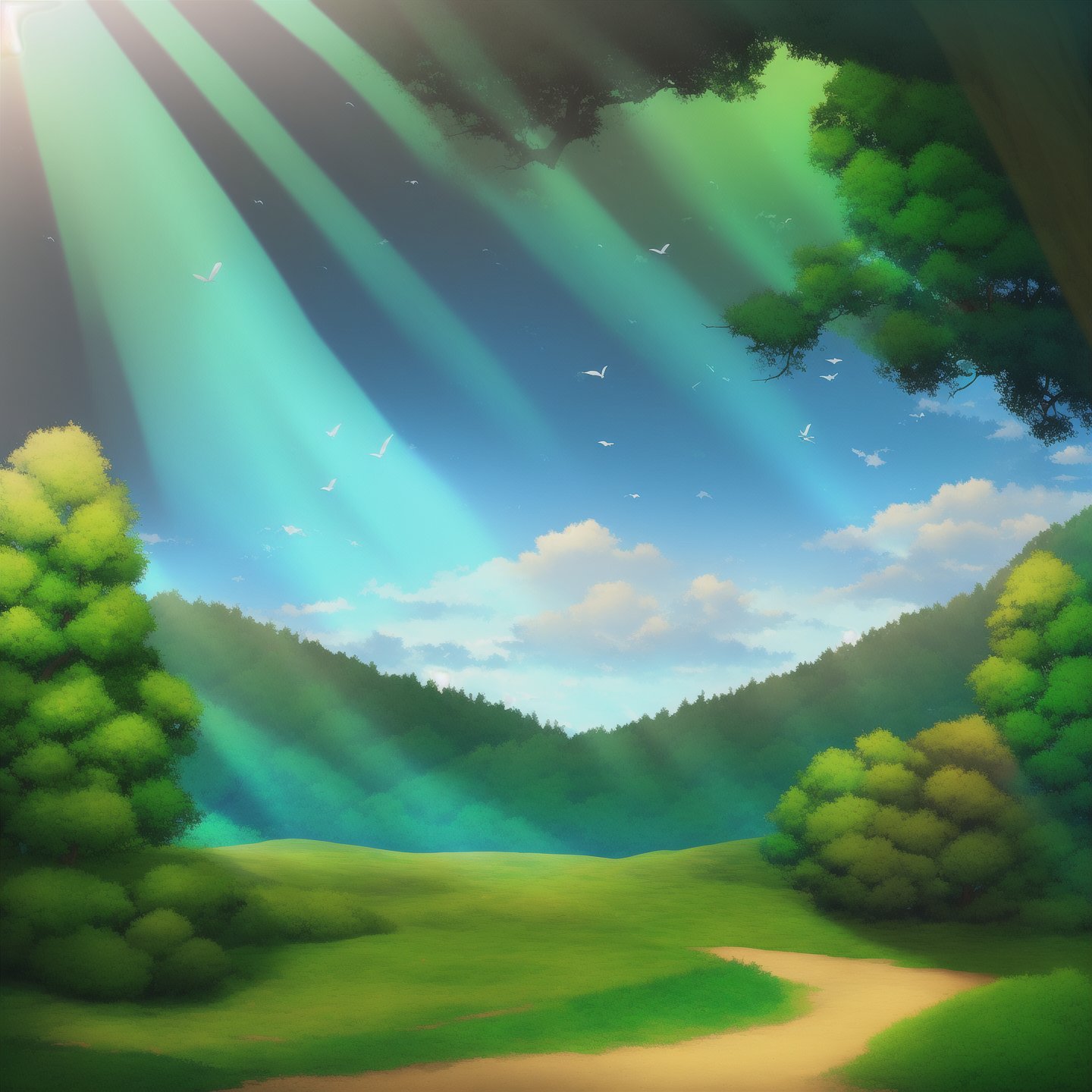 tree,  no humans,  scenery by 超市里扫货 on Tensor.Art