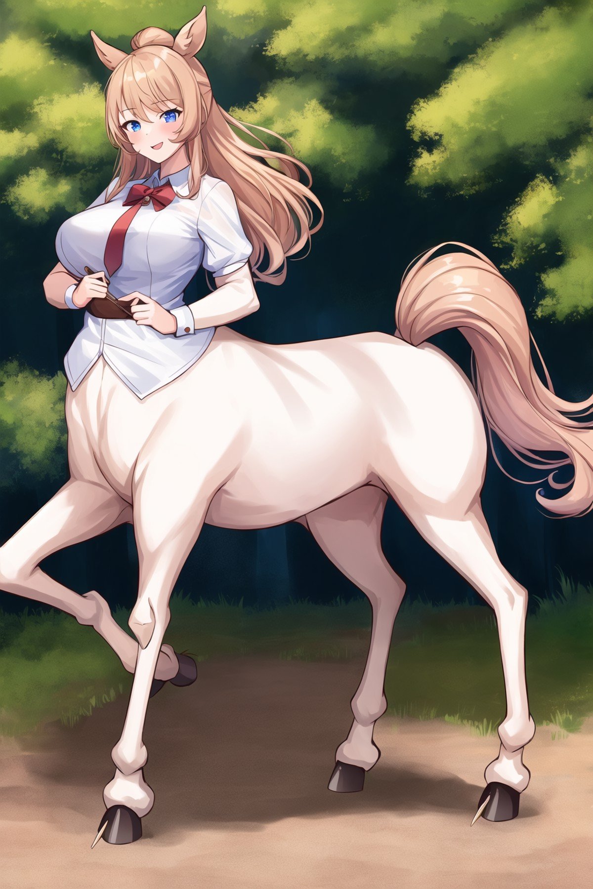 1girl, centaur, hooves, full body, masterpiece, best quality, masterpiece,