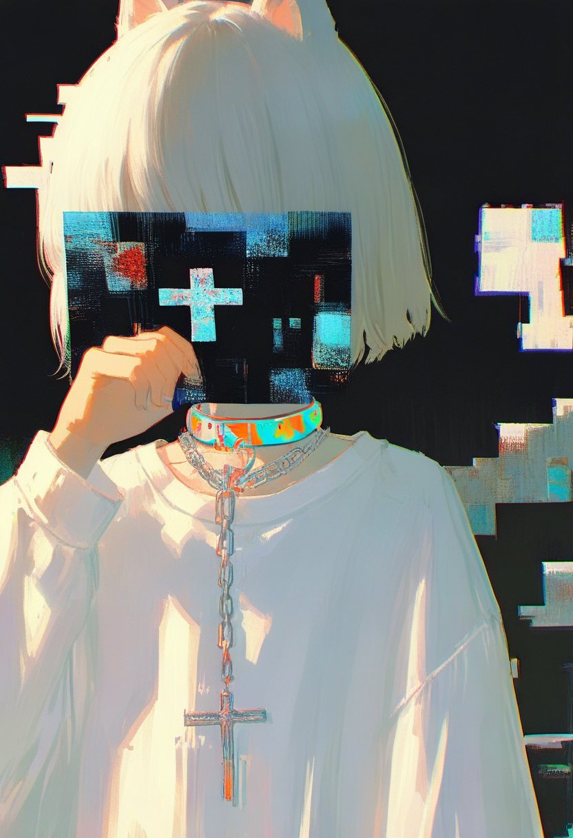 solo,  shirt,  white shirt by silvermoong on Tensor.Art