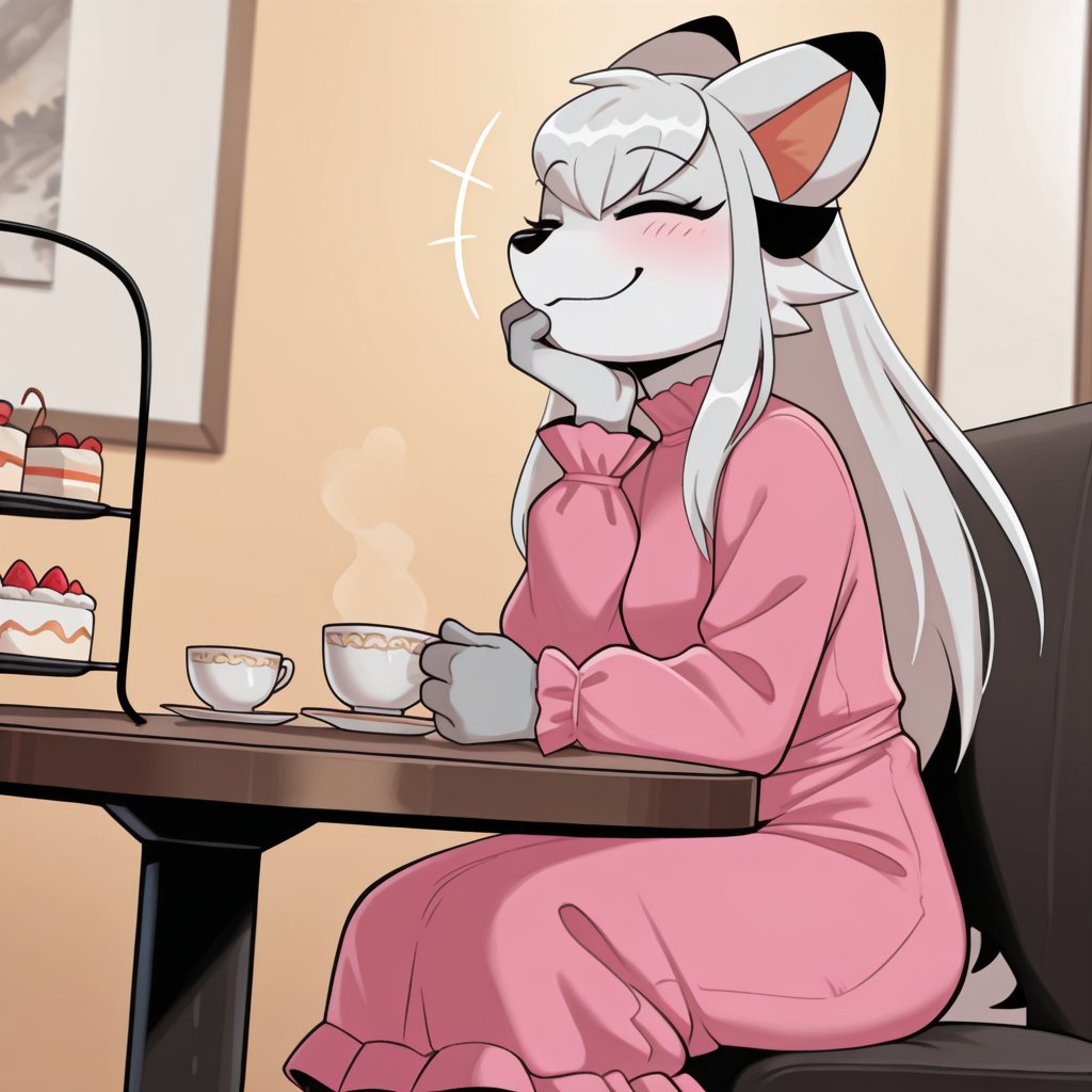 mijiu-asura,  eyes closed,  1girl by Nifaro on Tensor.Art
