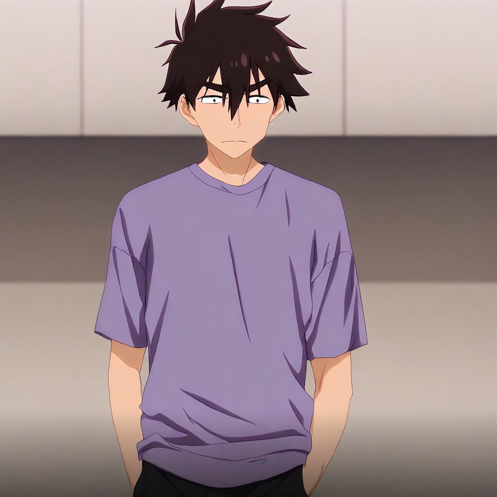 shiunji arata-1male focus,  anime screencap,  masterpiece by Dadadala on Tensor.Art