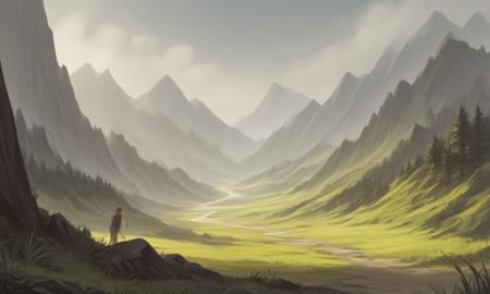 score_9, score_8_up, score_7_up, score_6_up, score_5_up, score_4_up, source_anime, BREAK, landscape, mountains, forest, cave, 