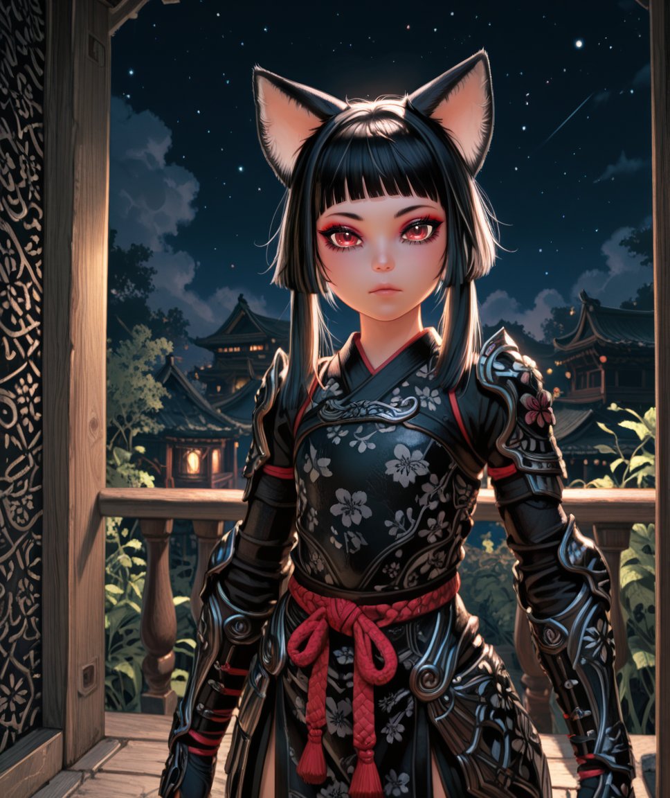 elntrxl,  cat ears,  heterochromia by 0yg_tryck on Tensor.Art