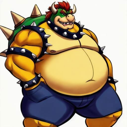 Bowser,  Fat,  SuitRed on Tensor.Art