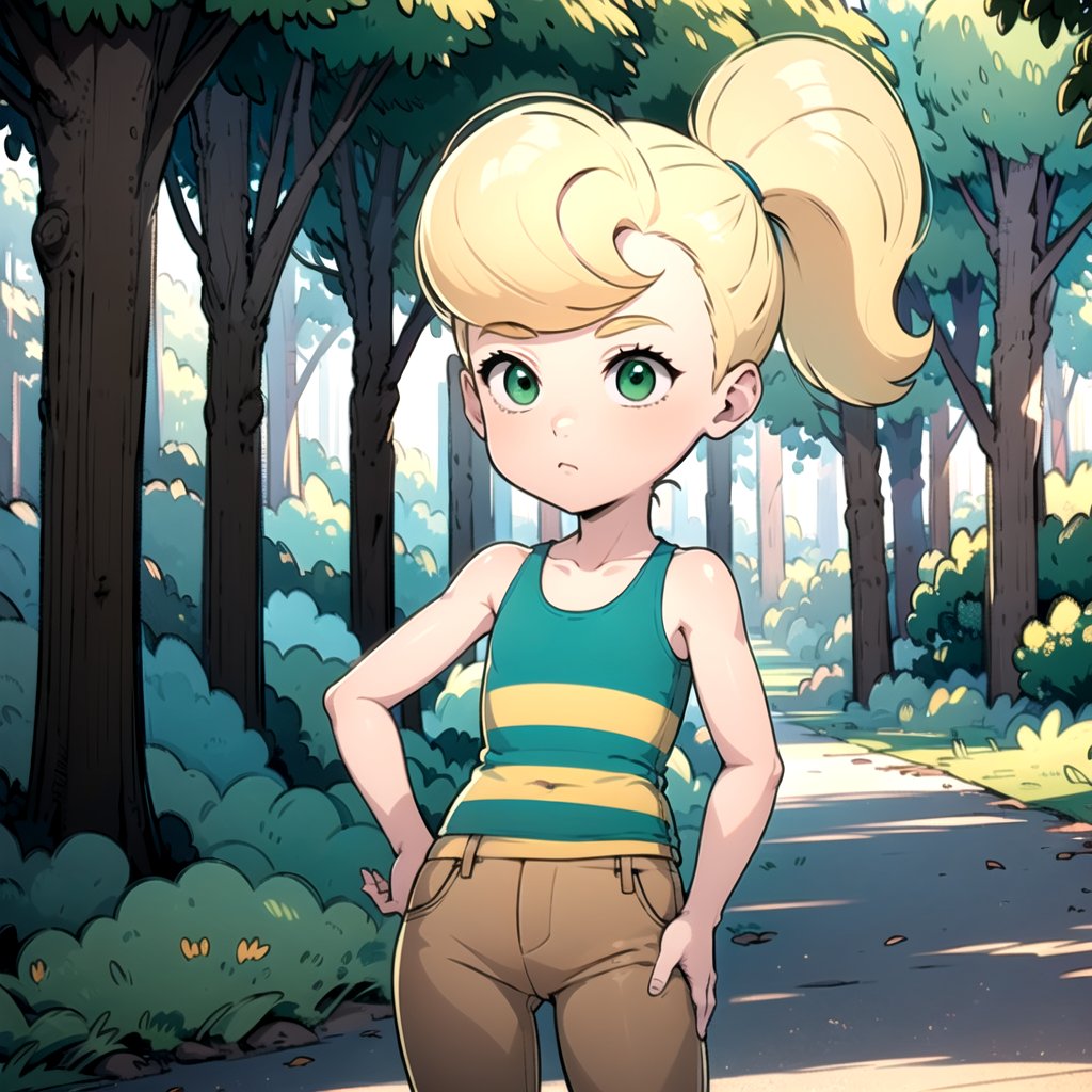1girl,  solo,  blonde hair by user_613193748138035748 on Tensor.Art