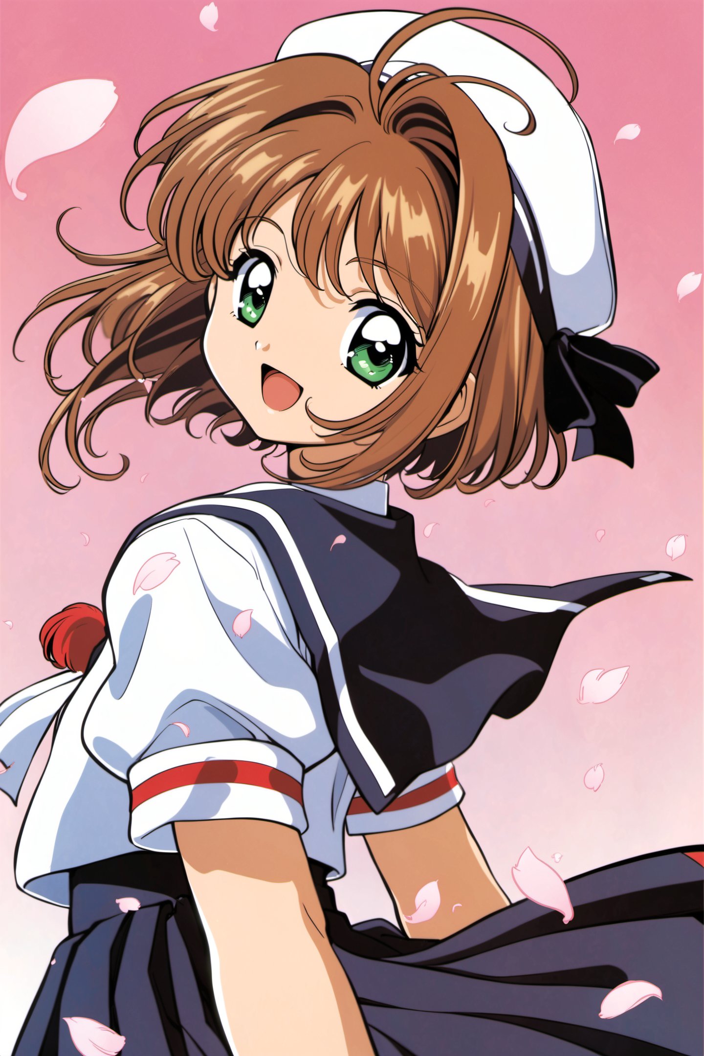 1girl,  kinomoto sakura,  solo on Tensor.Art