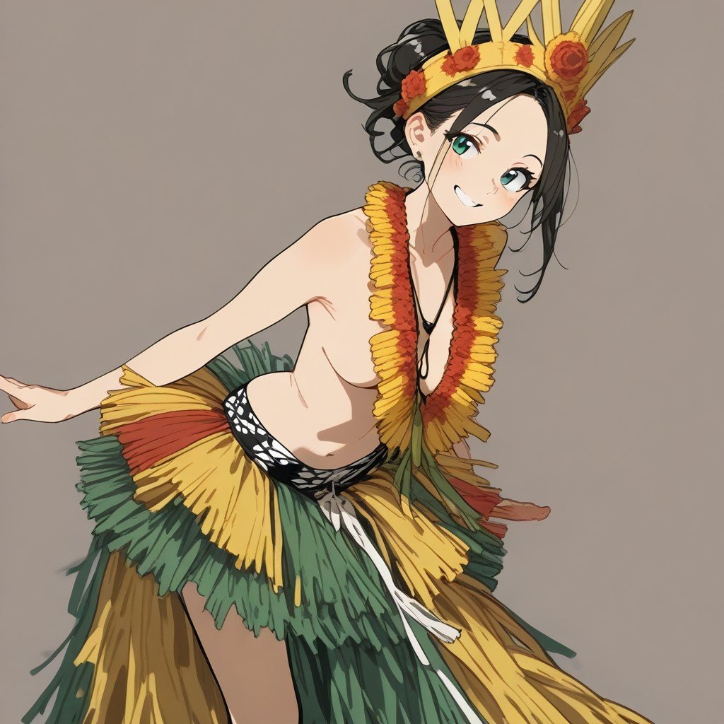 yap day costume,  1girl,  smile by Invisidude on Tensor.Art