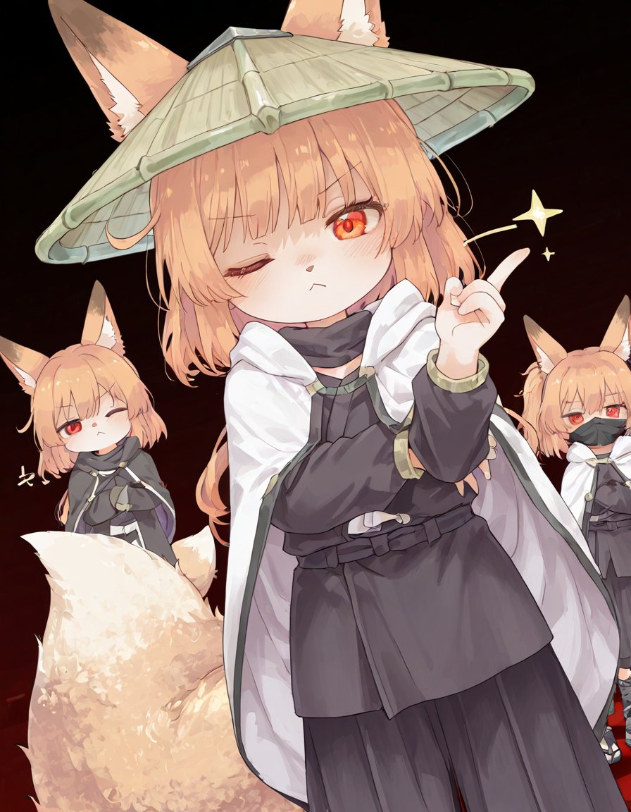 1 girl,  Primula,  fox girl by Mandatarius_403 on Tensor.Art