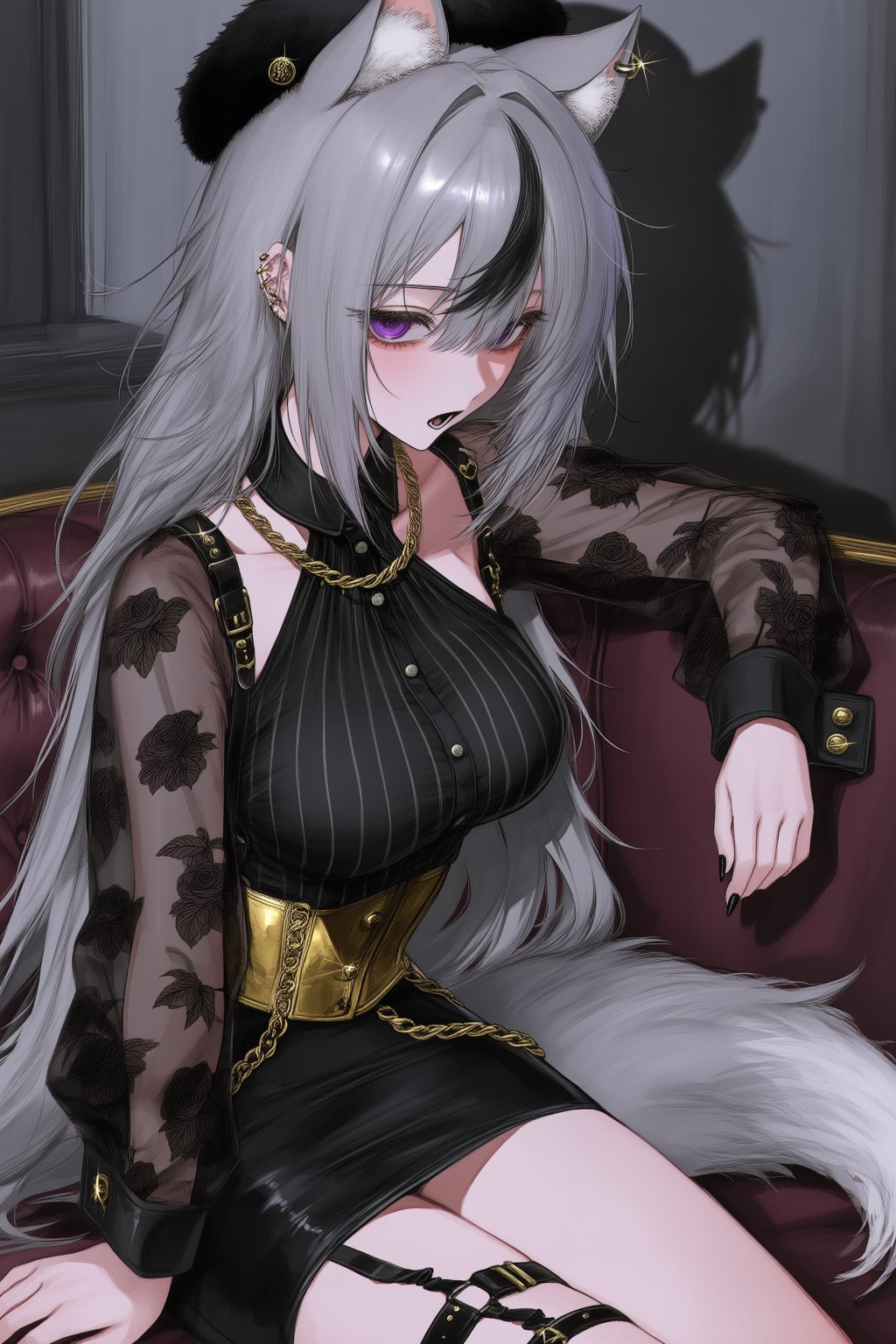 higuchi kaede,  higuchi kaede \(siberian husky\),  1girl by Mexes on Tensor.Art