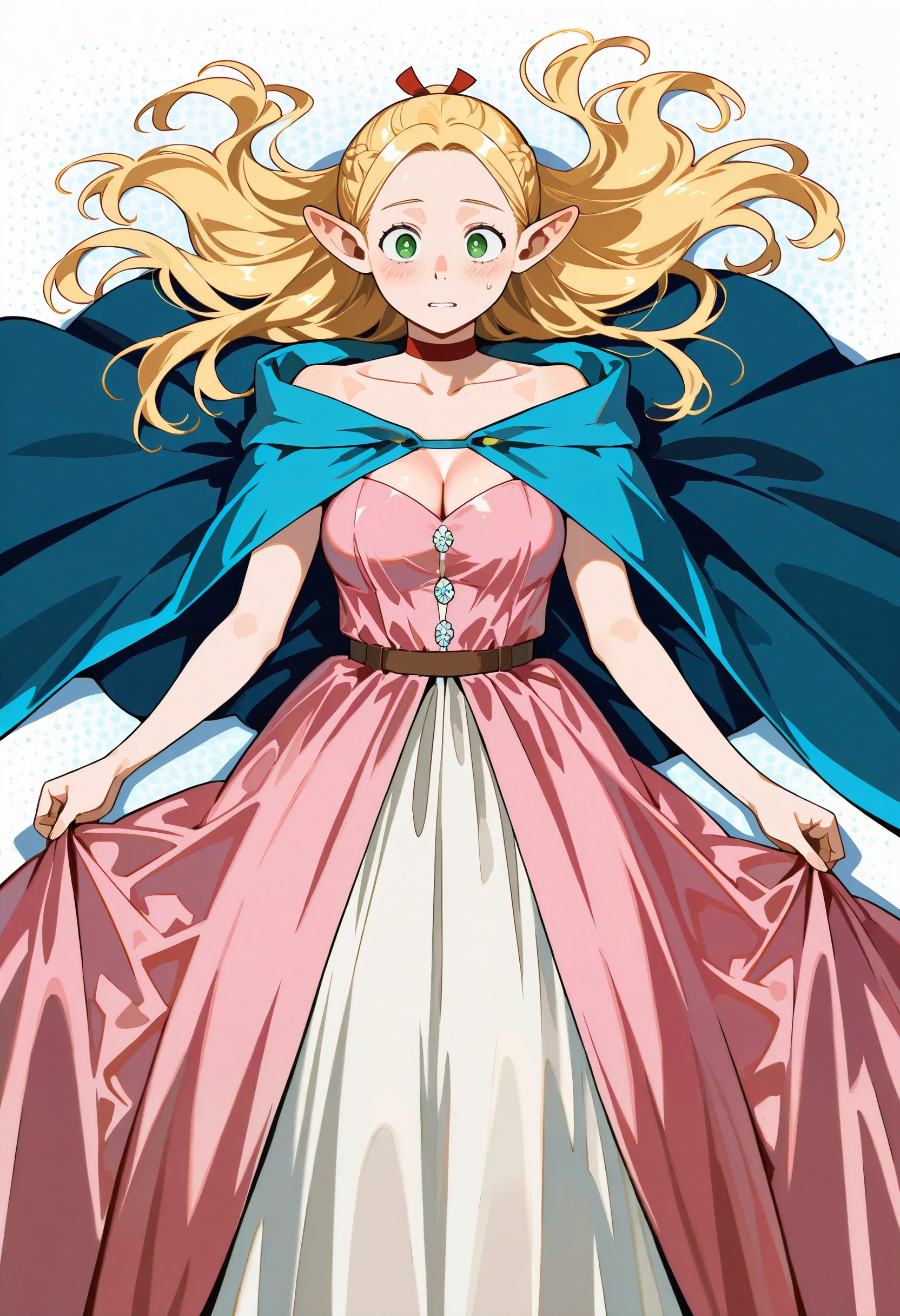 solo,  1girl,  pink dress by miaomiao on Tensor.Art