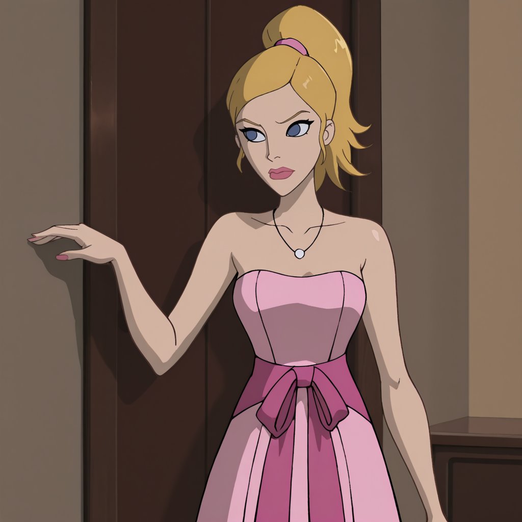 SallySpectacularDress,  1girl,  pink dress by M a g i k on Tensor.Art