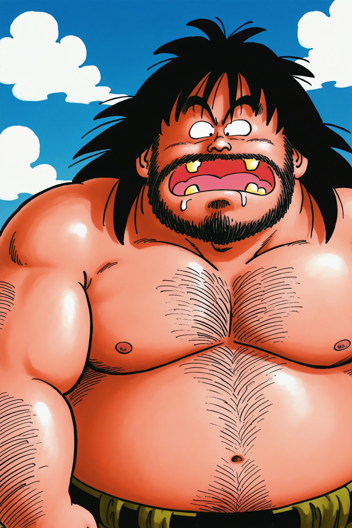 Toriyama Akira Style,  Bacterian \(Dragon Ball\),  male focus by Nekostars on Tensor.Art