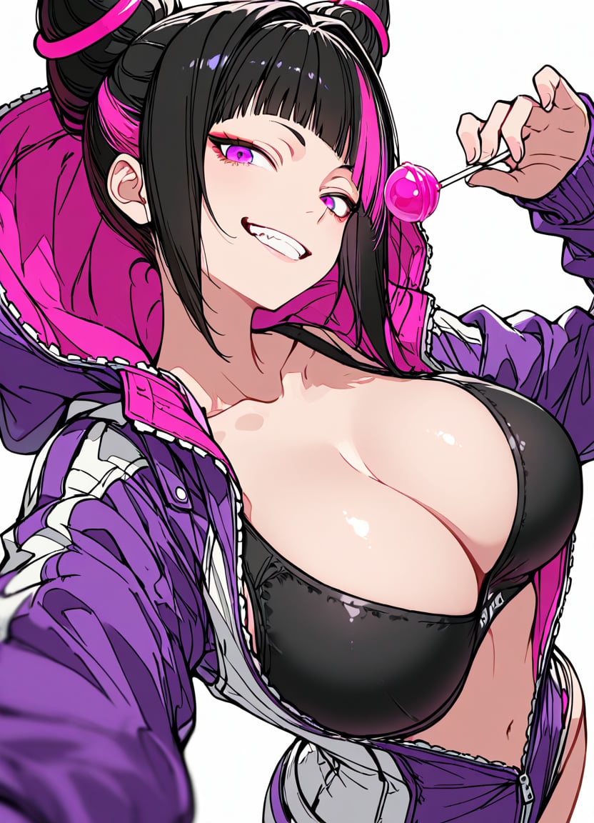 han juri,  1girl,  food by Rin_x0 on Tensor.Art