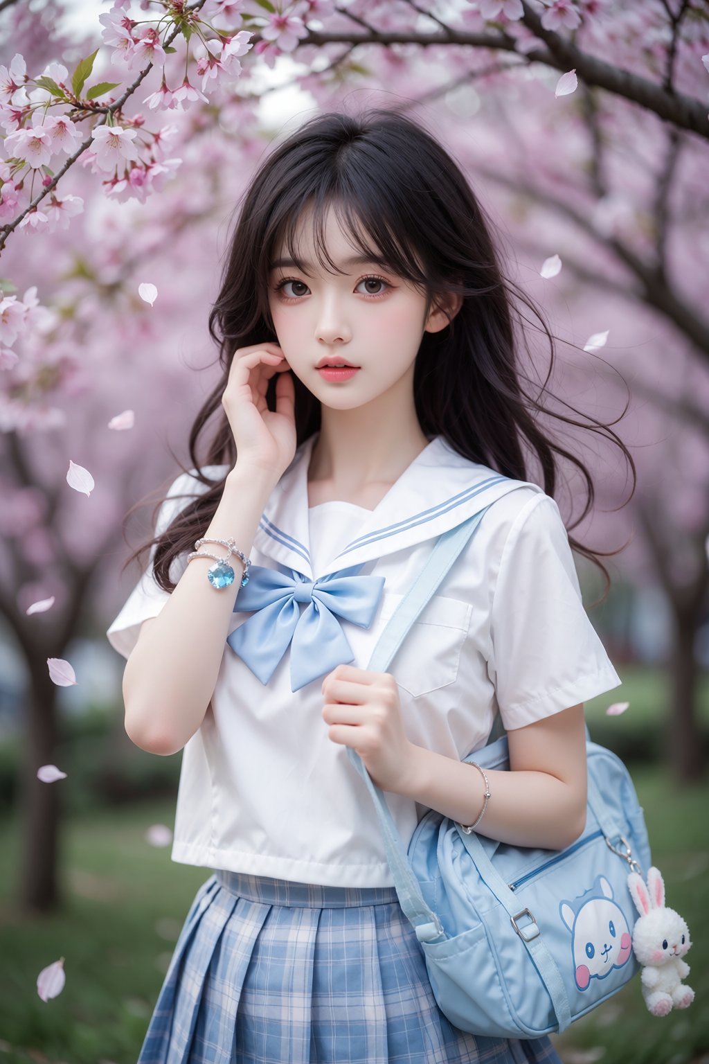 日系清新少女写真,  柔和柔光人像,  浅粉调通透胶片画质 by 天海TianHai on Tensor.Art