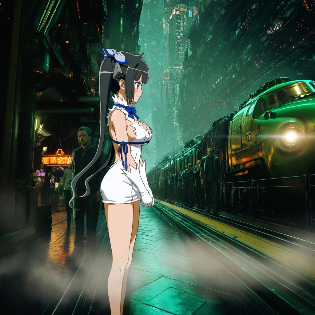 hestia \(danmachi\),  dungeon ni deai wo motomeru no wa machigatteiru darou ka,  1girl by 鬼畫符 on Tensor.Art