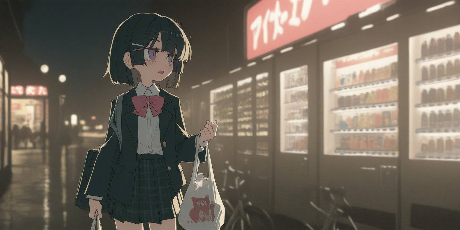 1girl,  vending machine,  solo by 独断万古大🐮🐮 on Tensor.Art