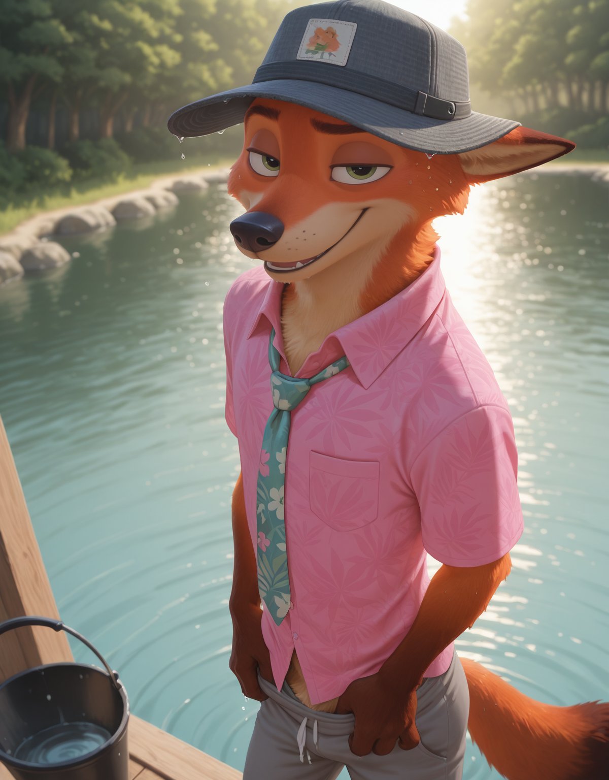 nick wilde,  1boy,  solo by LingRedCloud 凌·赤云 on Tensor.Art