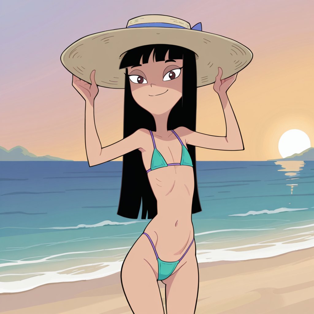 1girl,  StacyH,  black hair by EroBytes on Tensor.Art