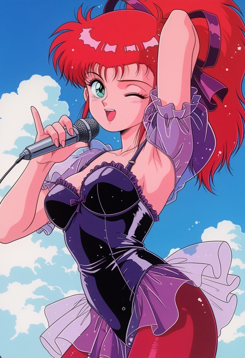 masterpiece,  best quality,  1990s anime style by user_822313880419111996 on Tensor.Art