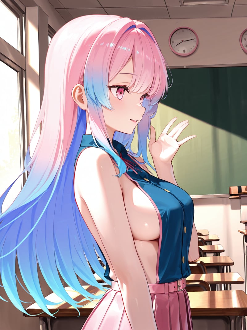ffsideless,  sideless outfit,  1girl by Ttan on Tensor.Art