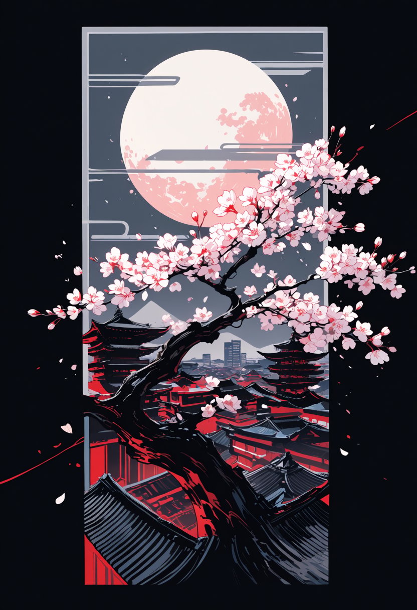 masterpiece,  best quality,  An artistic vertical illustration featuring a dark by Whyxeo on Tensor.Art