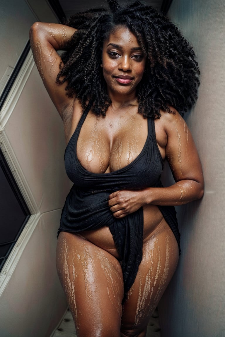 (large format photo,  NSFW,  ultra detailed) ebony woman ((kimmyzxc2(dark skin)) by user_616723897722702272 on Tensor.Art