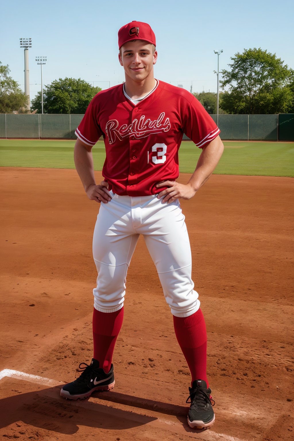 baseball field,  outdoors,  standing by txhorn75 on Tensor.Art