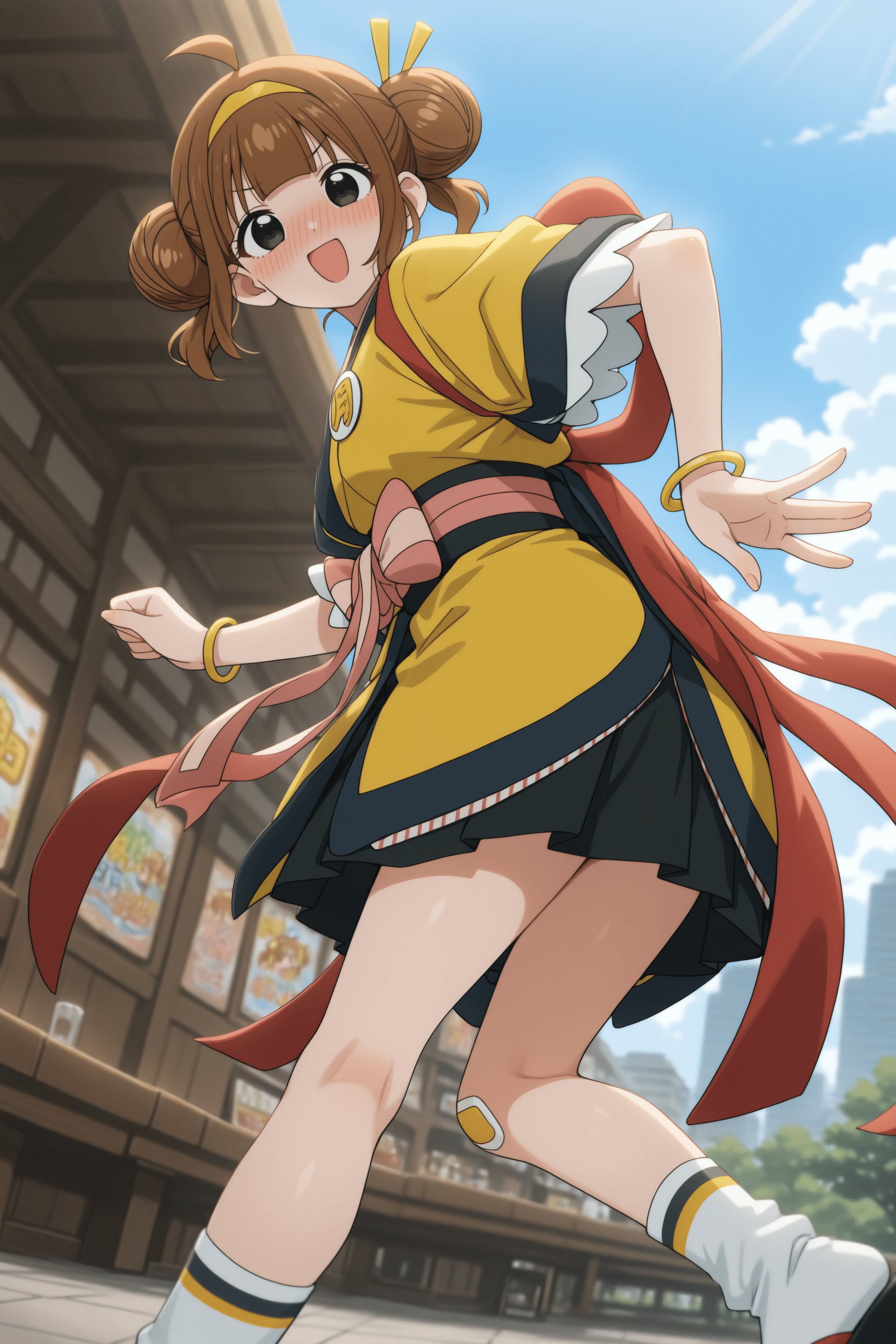 1girl,  imadake tsukimi tabemi,  brown hair by Ttan on Tensor.Art