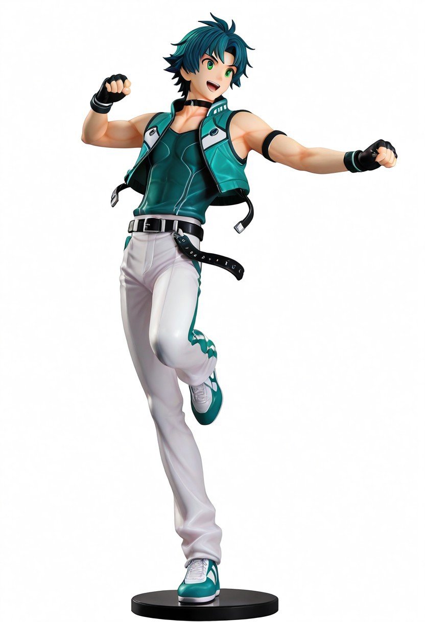 Anime figure,  Male Anime Figure style,  (figure stand by 第十三月 on Tensor.Art