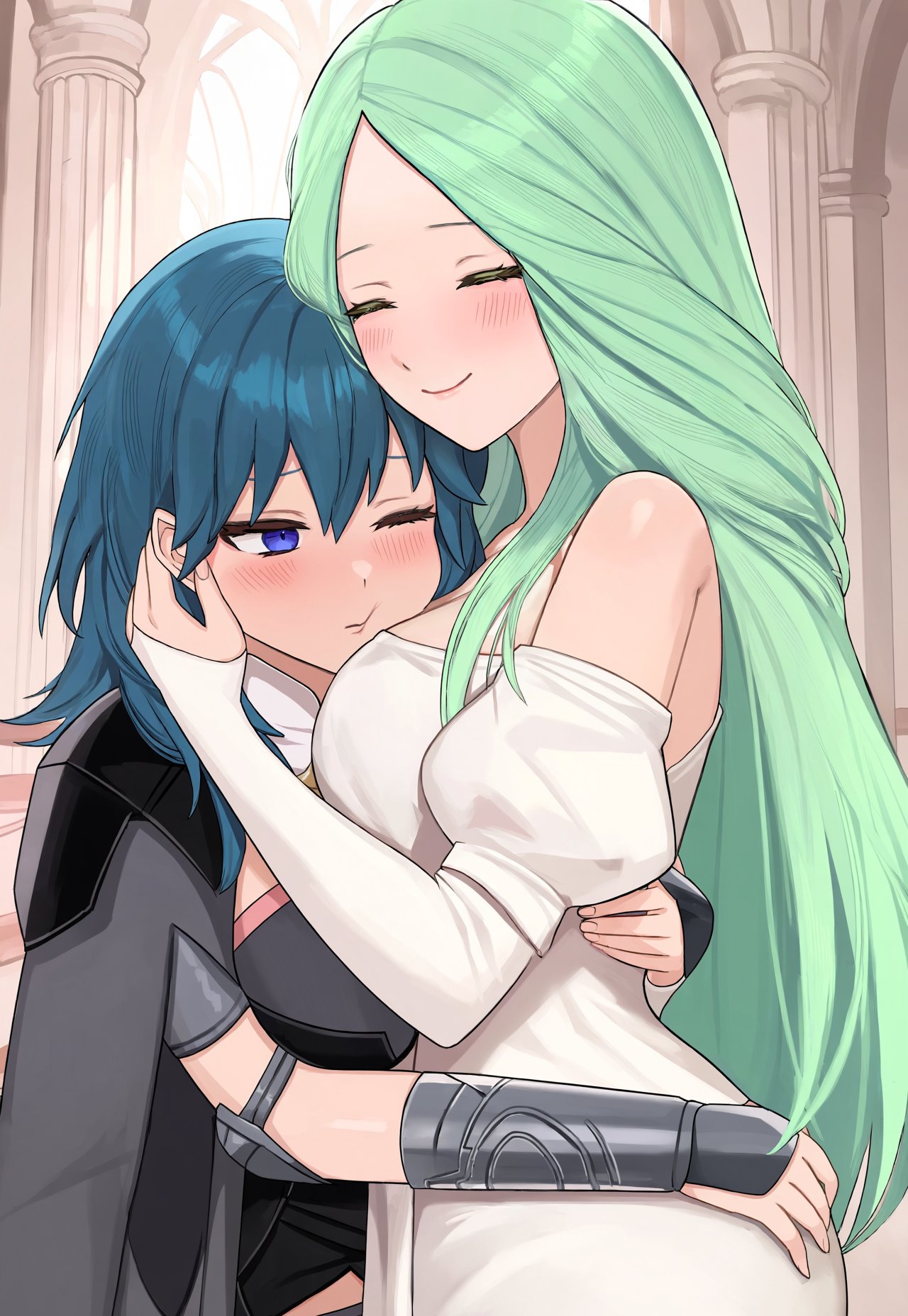safe,  2girls,  rhea \(fire emblem\) by Alt4Pai on Tensor.Art