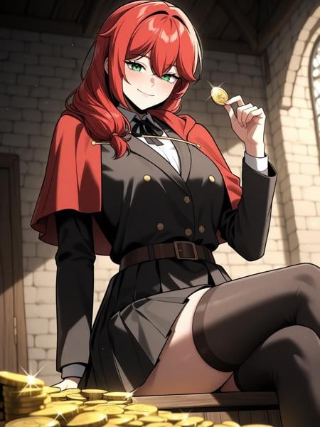 lortelle_kecheln,  red hair,  long hair by AsherGatty on Tensor.Art