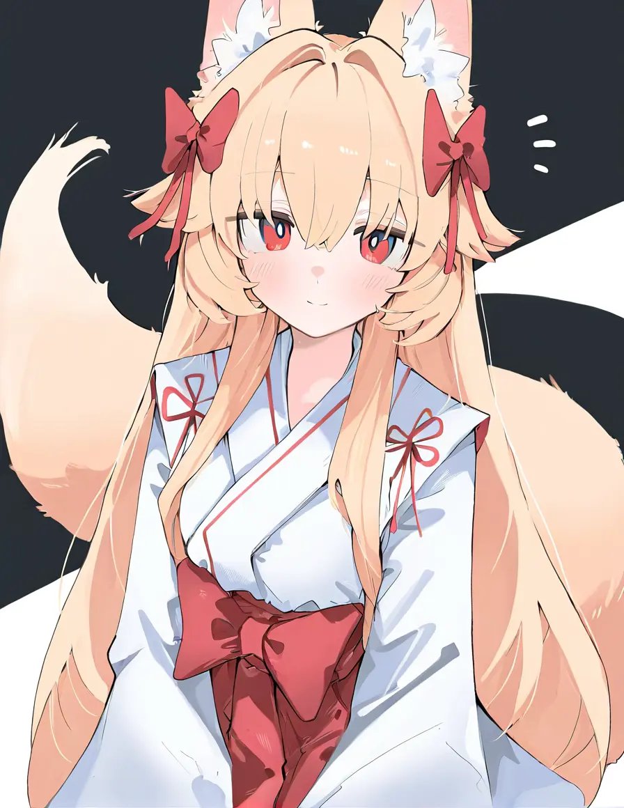 molifox,  1girl,  bow by reprinter on Tensor.Art