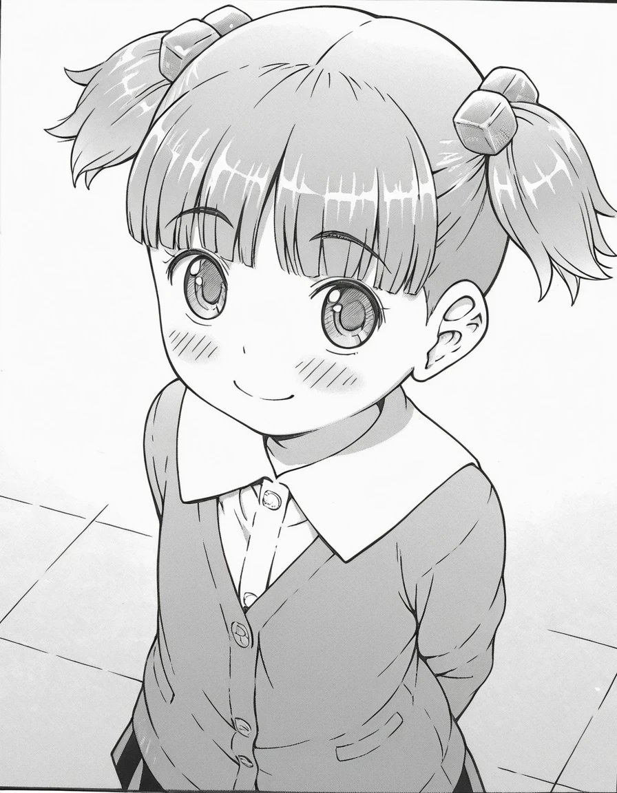 chiharuchan,  short twintails,  flat chest by PinGOrio on Tensor.Art