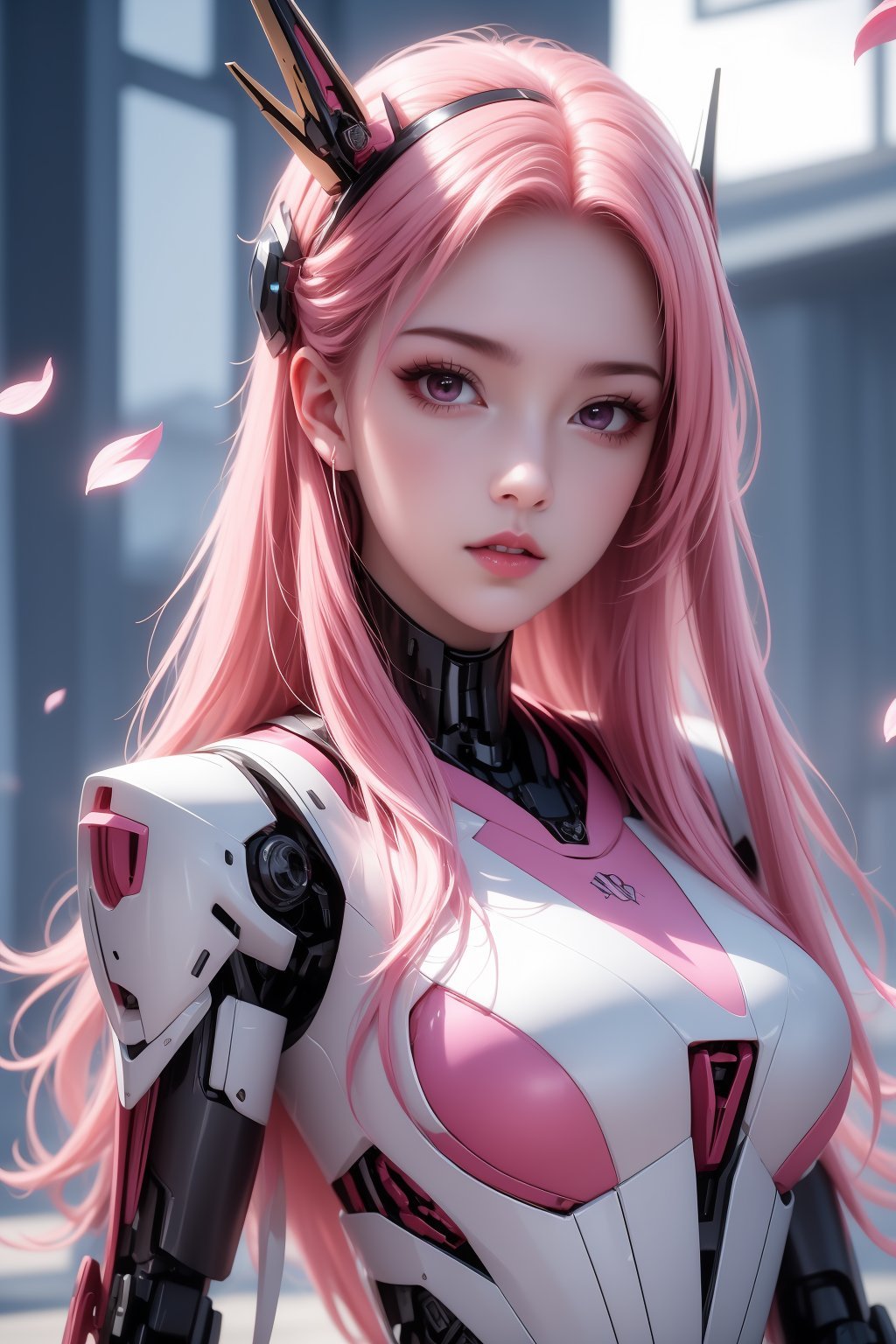 1girl,  solo,  pink hair by 天TIN on Tensor.Art