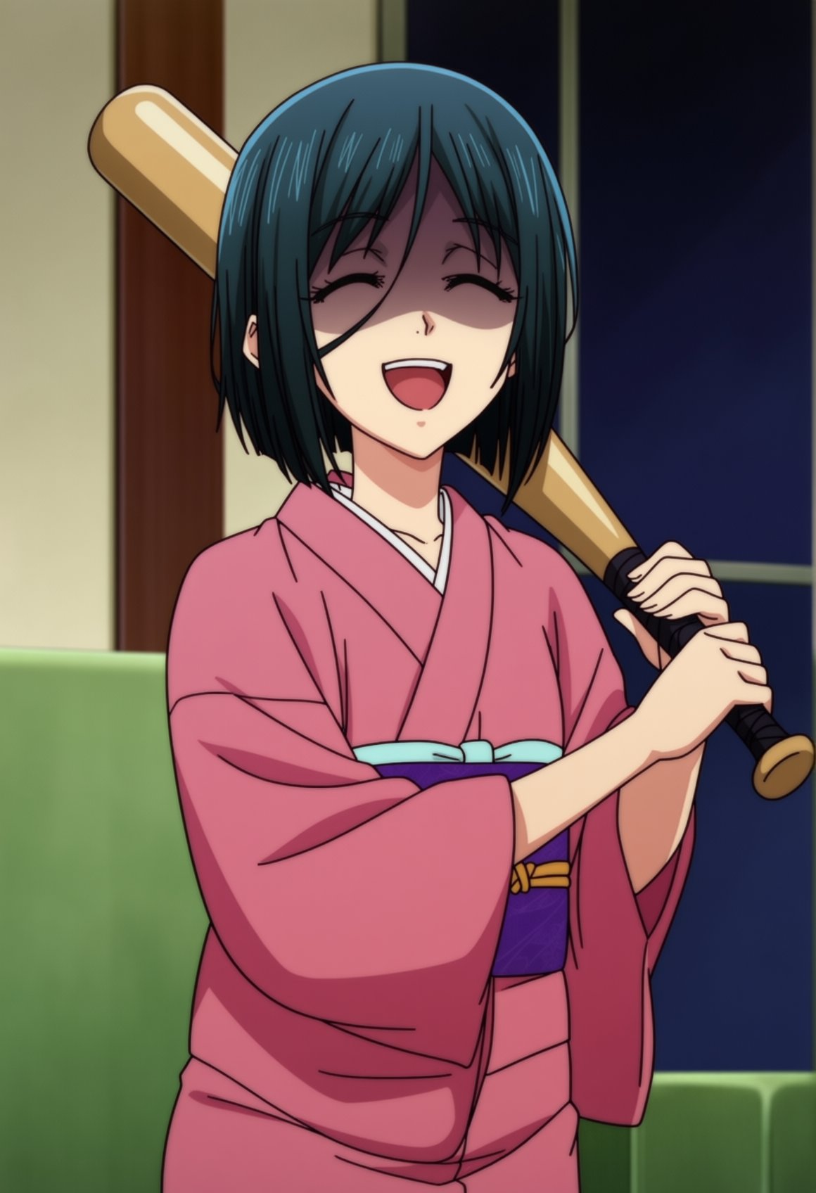 anime screencap,  1girl,  black hair by NeclordX on Tensor.Art