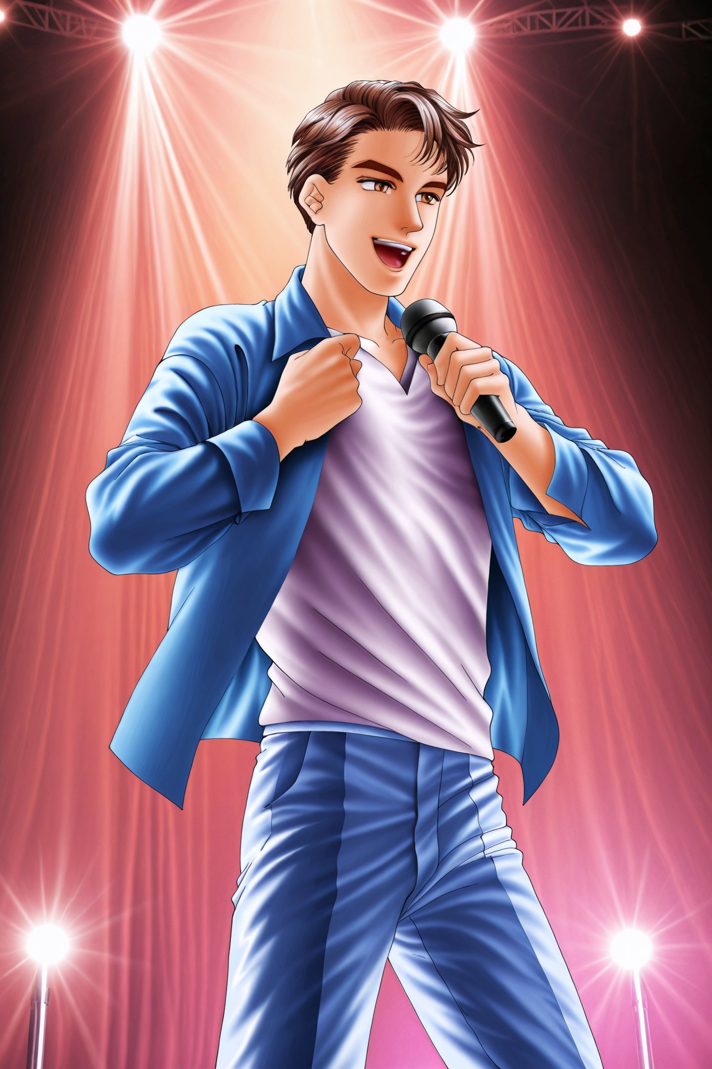 Stardom 2000 Style,  Lin LiXiang,  1boy by flyx3 on Tensor.Art