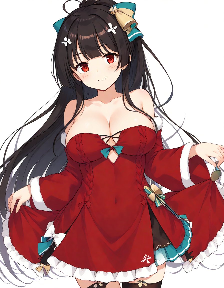 agano \(azur lane\),  santa costume,  BREAK score_9 by miaomiao on Tensor.Art