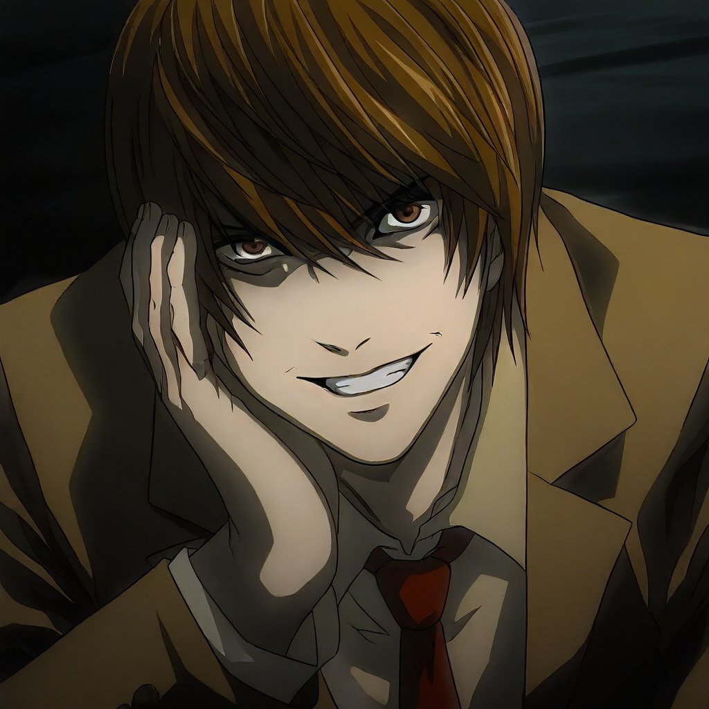 1boy,  solo,  Light_Yagami by ahXD on Tensor.Art