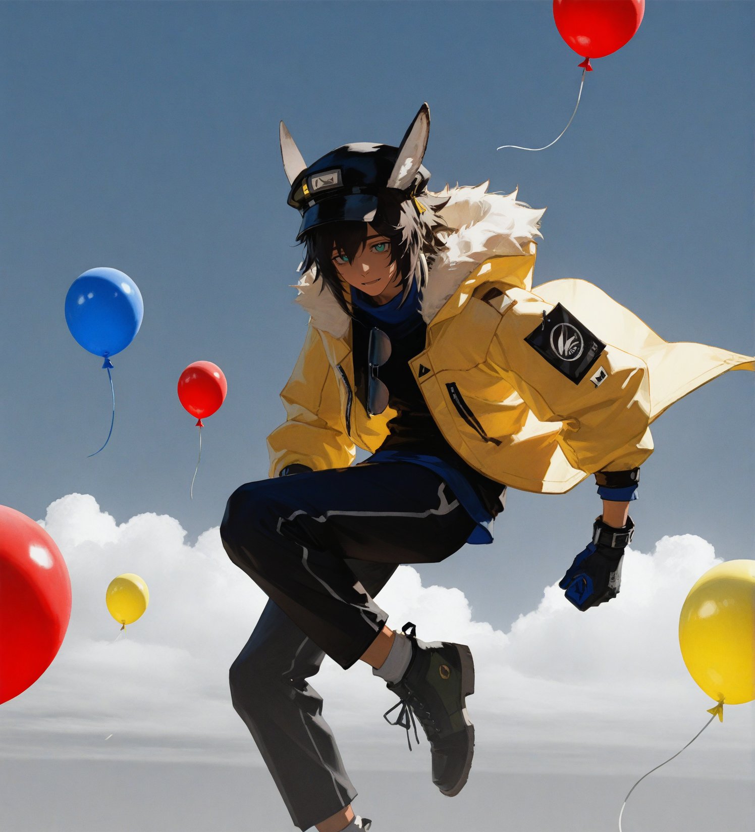 1boy,  solo,  courier nr by 库奇吸食者 on Tensor.Art